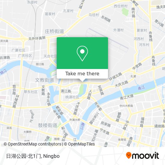 日湖公园-北1门 map