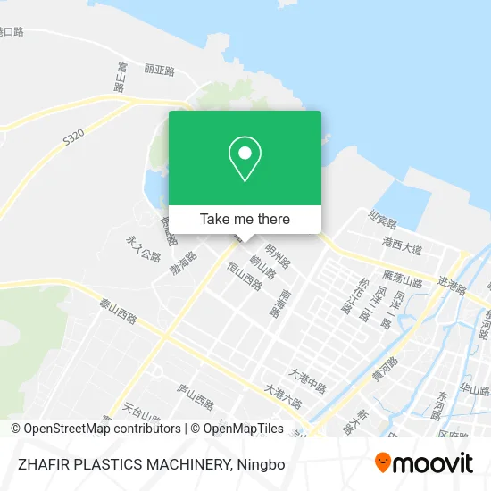 ZHAFIR PLASTICS MACHINERY map
