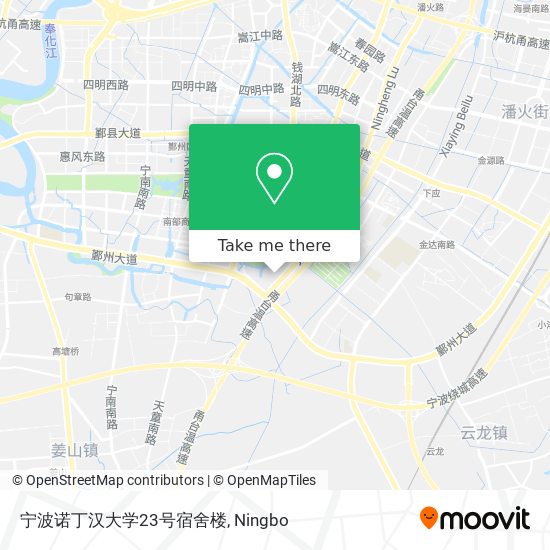 宁波诺丁汉大学23号宿舍楼 map