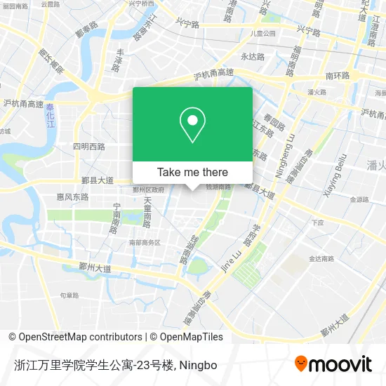 浙江万里学院学生公寓-23号楼 map