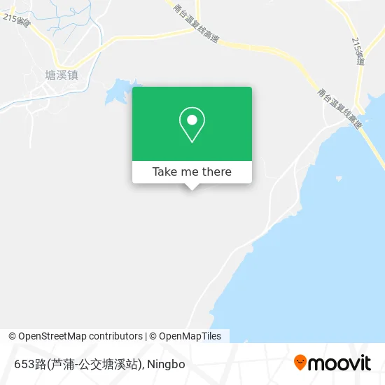653路(芦蒲-公交塘溪站) map