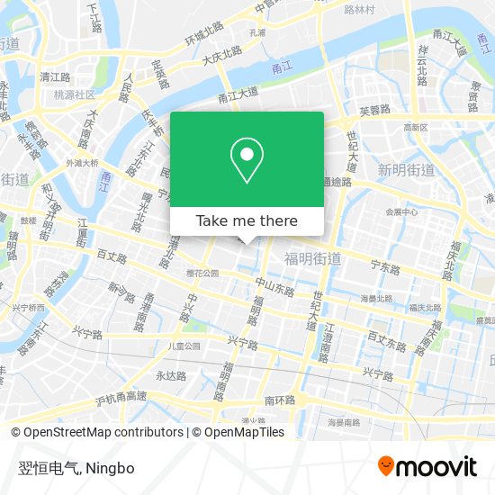 翌恒电气 map