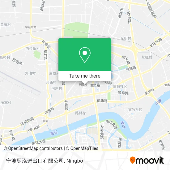 宁波翌泓进出口有限公司 map