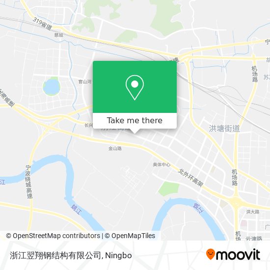 浙江翌翔钢结构有限公司 map