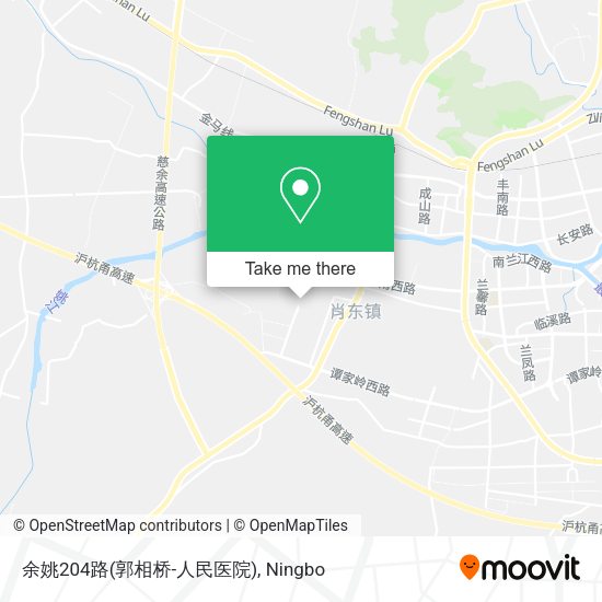 余姚204路(郭相桥-人民医院) map