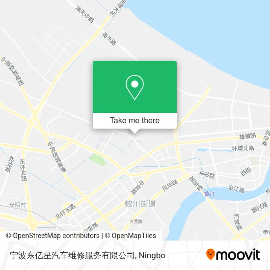 宁波东亿星汽车维修服务有限公司 map
