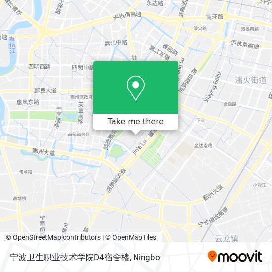 宁波卫生职业技术学院D4宿舍楼 map
