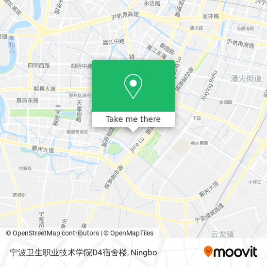 宁波卫生职业技术学院D4宿舍楼 map