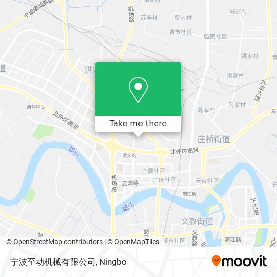 宁波至动机械有限公司 map