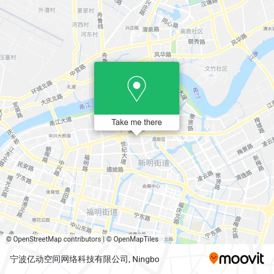 宁波亿动空间网络科技有限公司 map