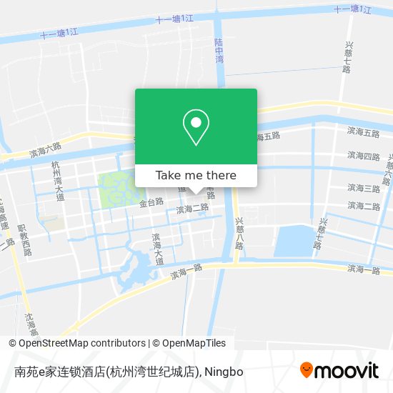 南苑e家连锁酒店(杭州湾世纪城店) map