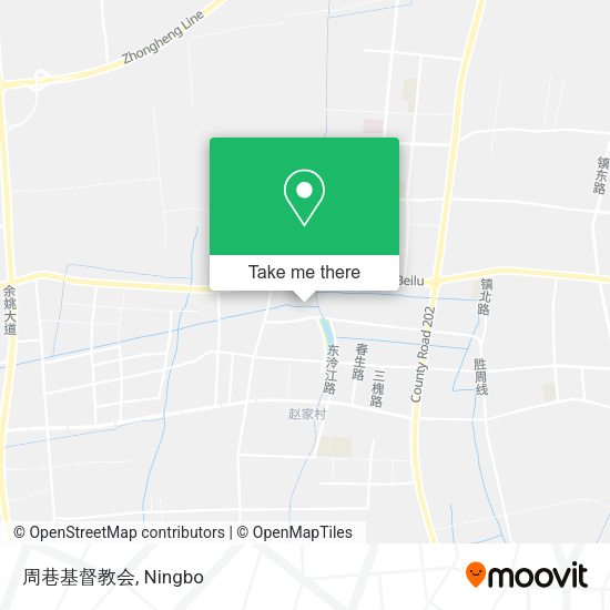 周巷基督教会 map