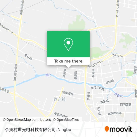 余姚村世光电科技有限公司 map