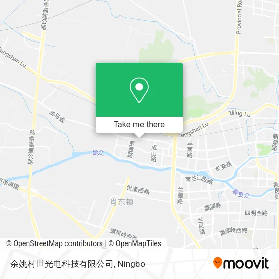 余姚村世光电科技有限公司 map