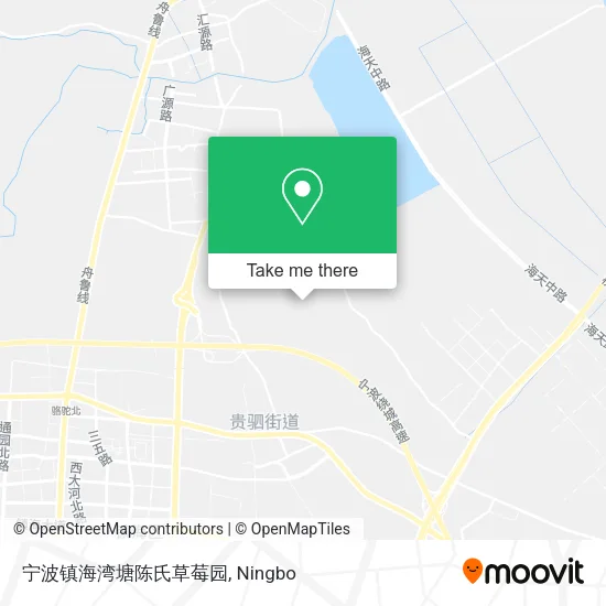宁波镇海湾塘陈氏草莓园 map