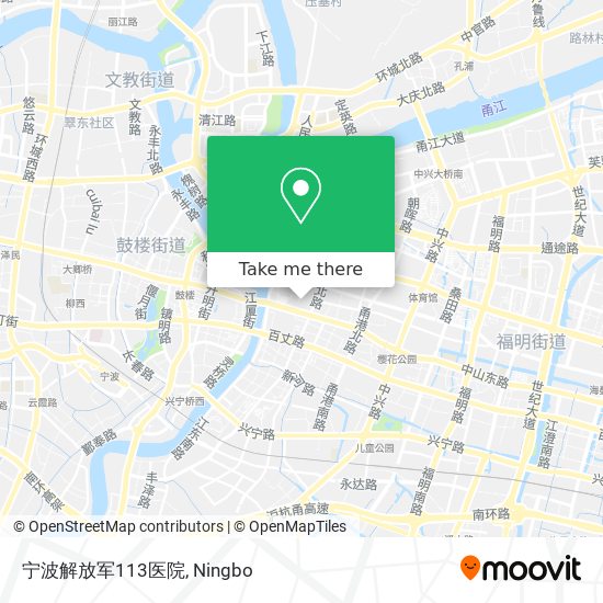 宁波解放军113医院 map
