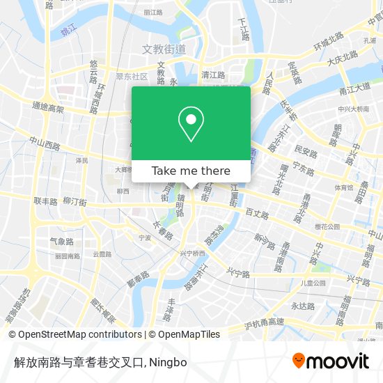解放南路与章耆巷交叉口 map