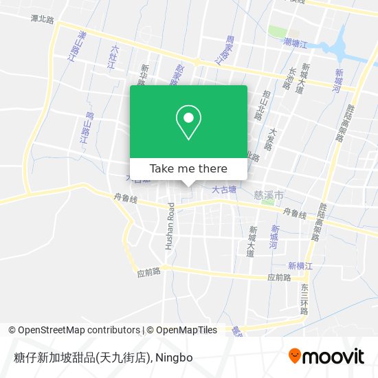 糖仔新加坡甜品(天九街店) map