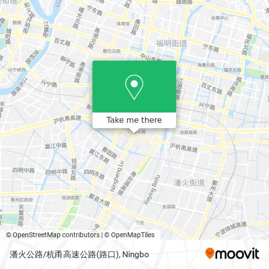 潘火公路/杭甬高速公路(路口) map