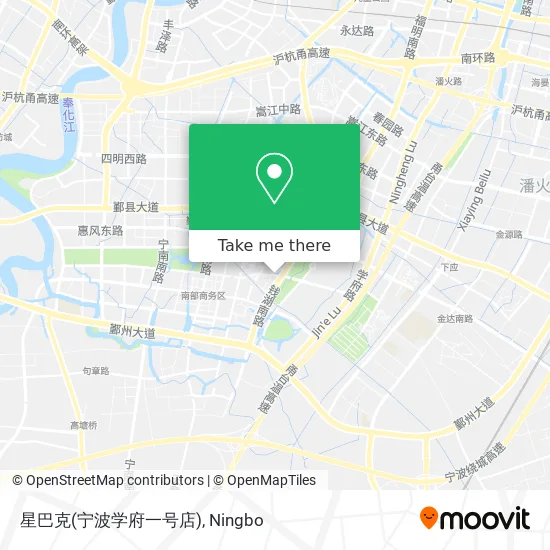 星巴克(宁波学府一号店) map