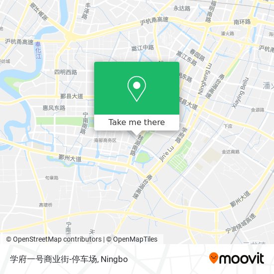 学府一号商业街-停车场 map