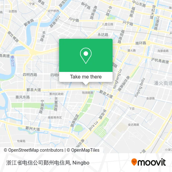 浙江省电信公司鄞州电信局 map