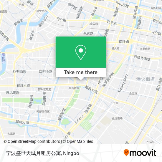 宁波盛世天城月租房公寓 map
