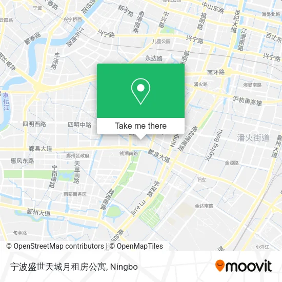 宁波盛世天城月租房公寓 map