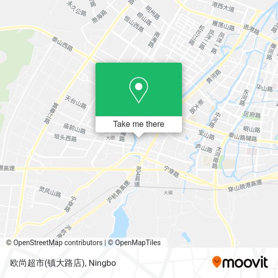 欧尚超市(镇大路店) map