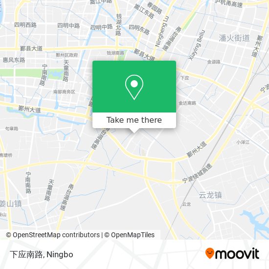 下应南路 map