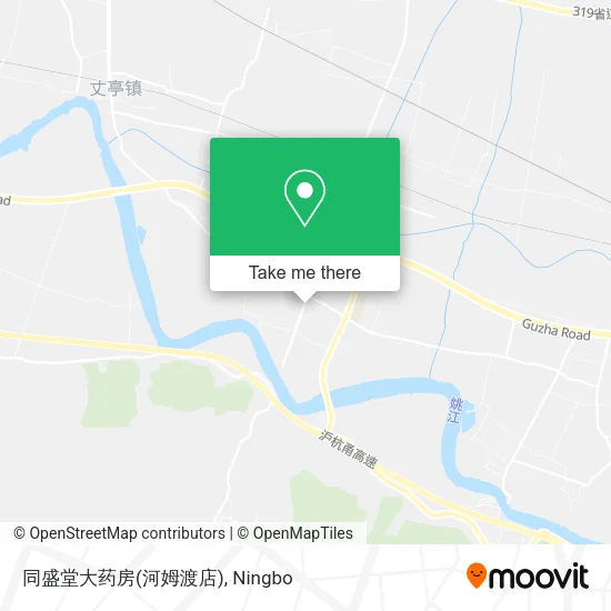 同盛堂大药房(河姆渡店) map