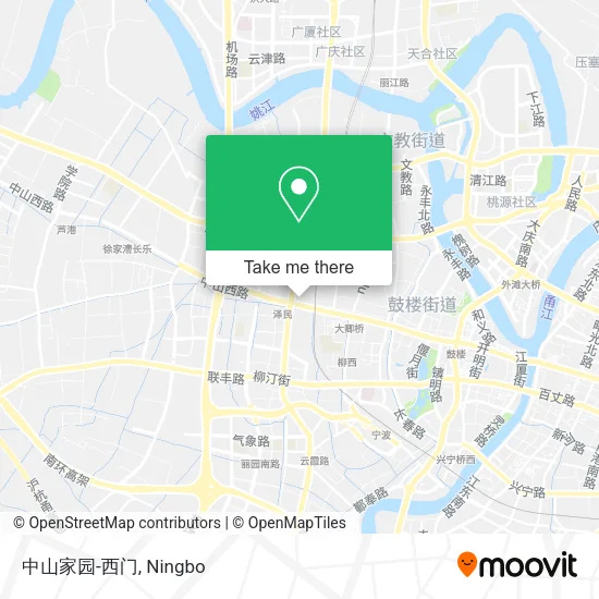 中山家园-西门 map