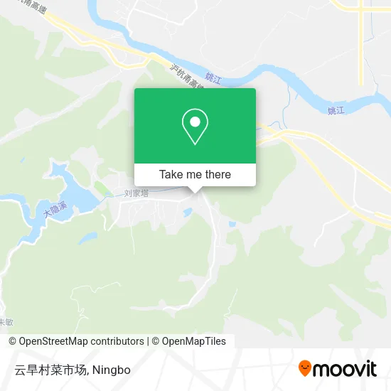 云旱村菜市场 map