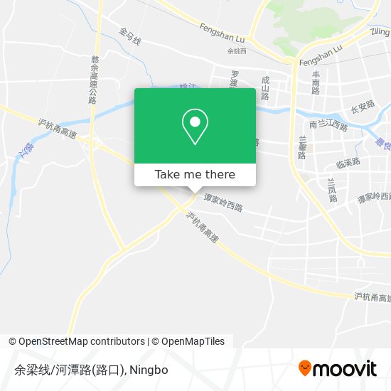 余梁线/河潭路(路口) map