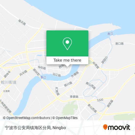 宁波市公安局镇海区分局 map