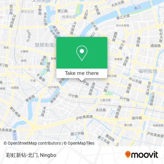 彩虹新钻-北门 map