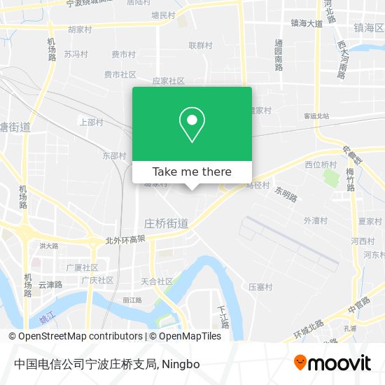 中国电信公司宁波庄桥支局 map