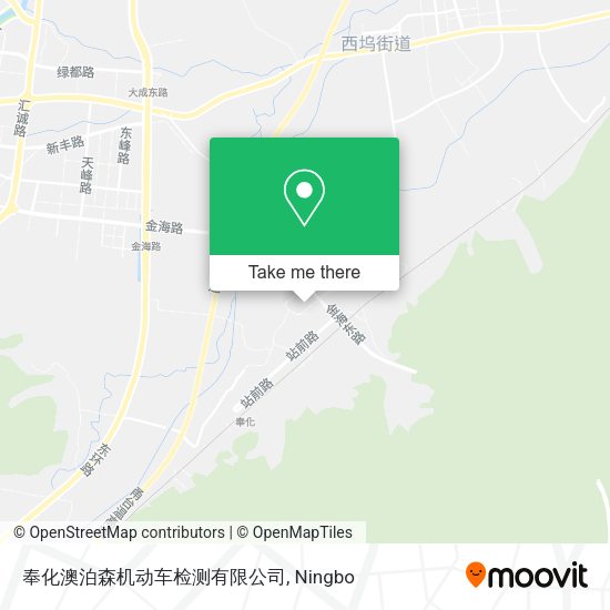 奉化澳泊森机动车检测有限公司 map