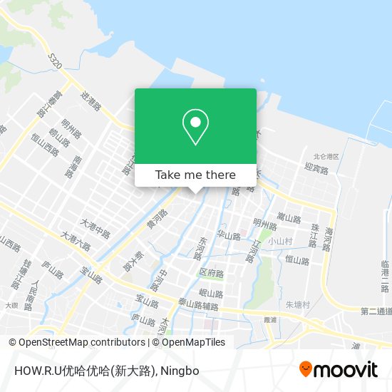 HOW.R.U优哈优哈(新大路) map