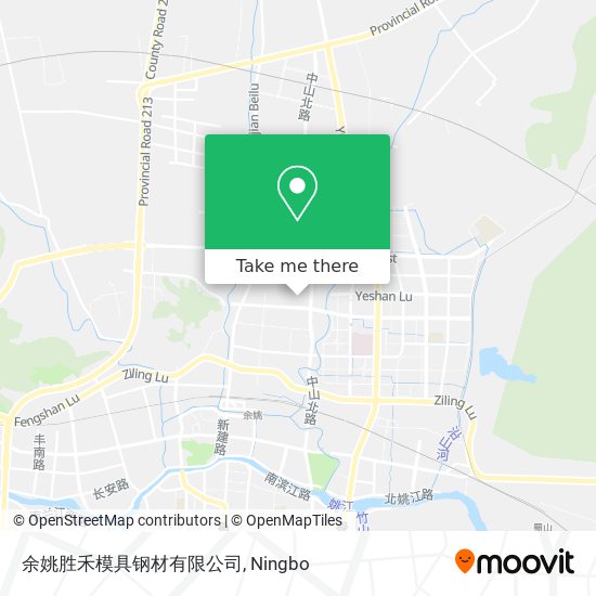 余姚胜禾模具钢材有限公司 map