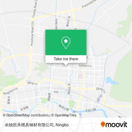 余姚胜禾模具钢材有限公司 map
