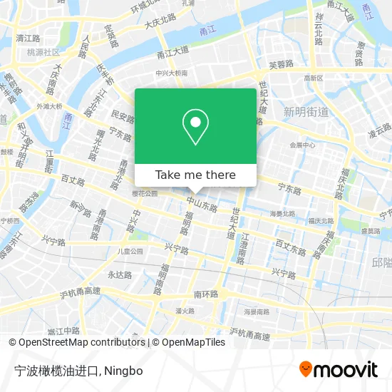 宁波橄榄油进口 map