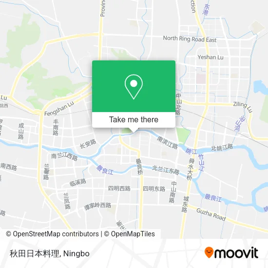 秋田日本料理 map
