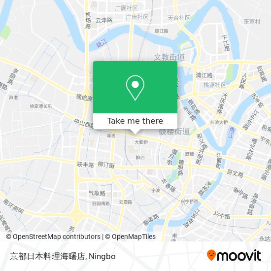 京都日本料理海曙店 map