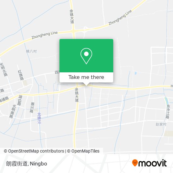 朗霞街道 map