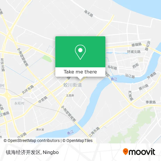 镇海经济开发区 map