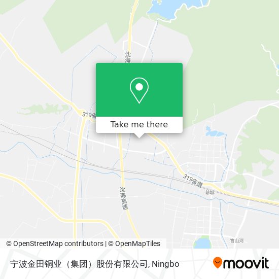 宁波金田铜业（集团）股份有限公司 map