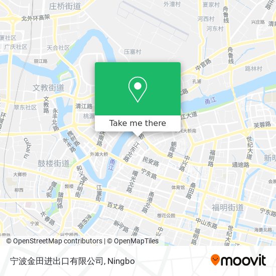 宁波金田进出口有限公司 map
