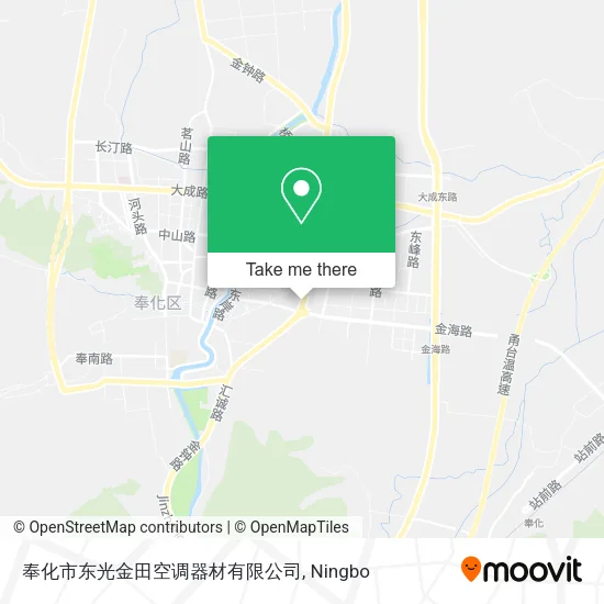 奉化市东光金田空调器材有限公司 map