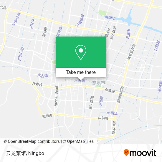 云龙菜馆 map